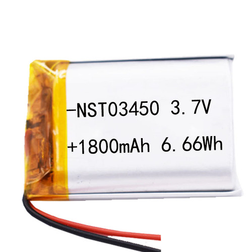 103450 1800mAh polymer lithium battery 3.7V beauty instrument massager rechargeable lithium battery rechargeable
