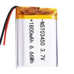 103450 1800mAh polymer lithium battery 3.7V beauty instrument massager rechargeable lithium battery rechargeable