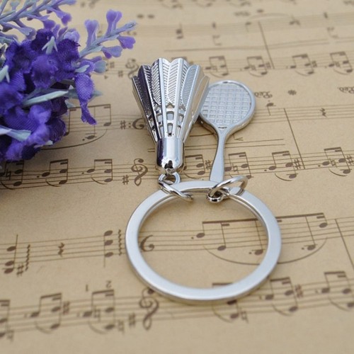 Creative sports ball keychain basketball badminton tennis football bowling table tennis pendant sports gifts