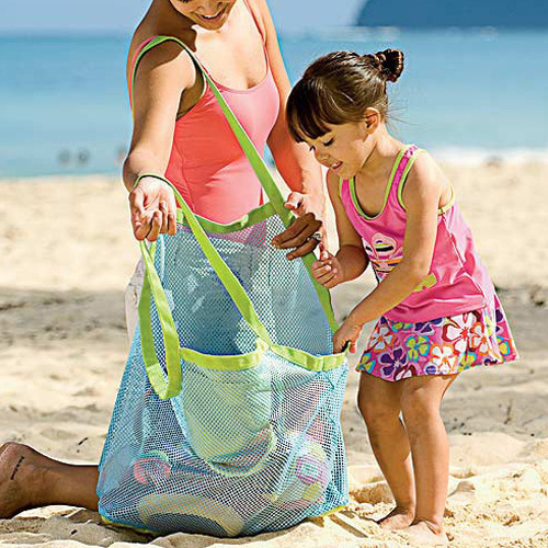 Travel children's beach mesh bag