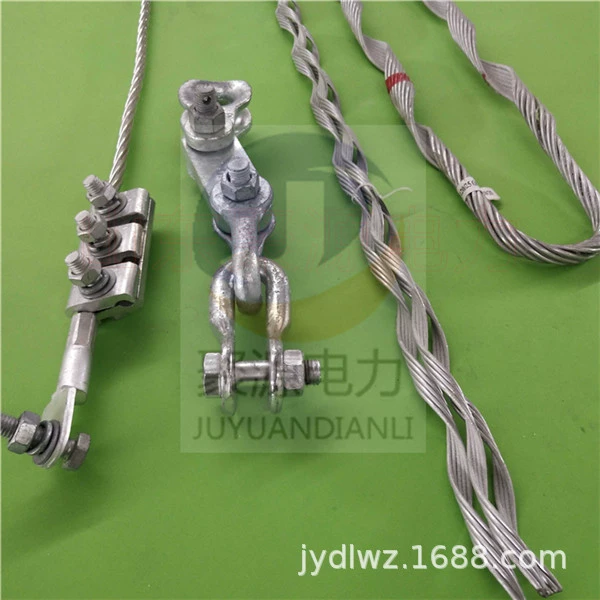 Устойчивый к оптическим кабелем зажим для оптического кабеля OPGW золотой набор Кабельный зажим для угловых стержней Золотой набор оптических кабелей