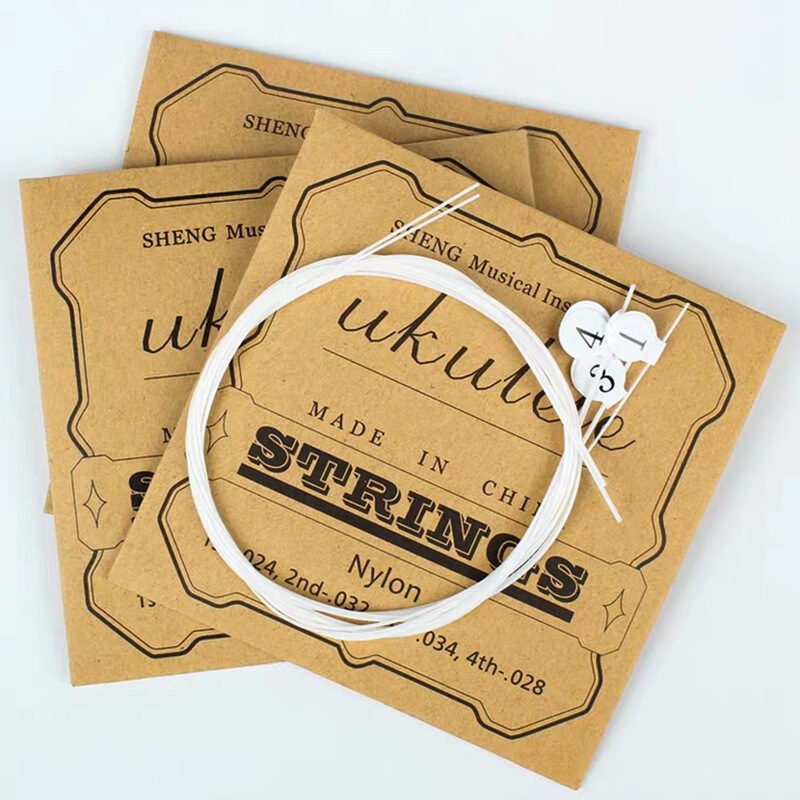 ukulele strings ukulele Hawaiian guitar small four-string universal nylon strings genuine ukulele strings ukulele Hawaiian guitar small four-string universal nylon strings genuine