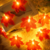 LED starry sky, decorations, wholesale, maple leaf, flashing light