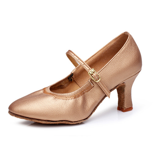 Women's Adult Medium Heel Soft Sole Modern Dance Shoes Comfortable Dance Shoes Women's Dance Shoes Practice Shoes Latin Shoes