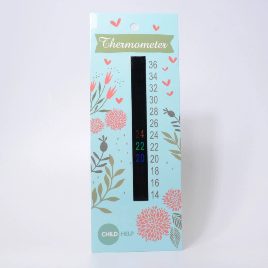 Внутренний термометр карта бумажный термометр палка жидкокристаллический термометр полоса палка измерение температуры внутренняя карта спальный мешок карта