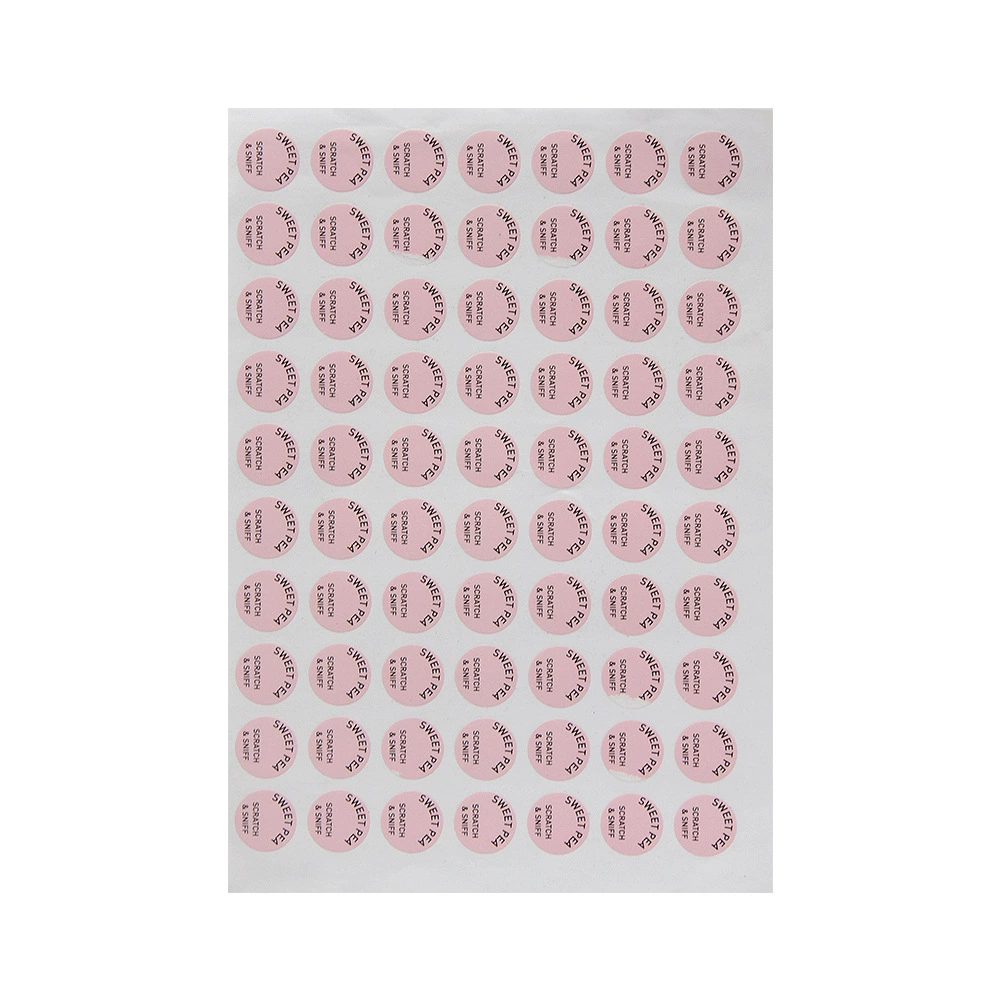 Цветочная фруктовая пищевая ароматическая паста фрикционная этикетка с ароматом Наклейка для бритья с ароматом