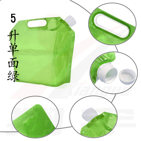 En stock 15l plegable bolsa de agua portátil al aire libre viaje camping montañismo Portátil Bolsa de almacenamiento de agua bolsa de agua plegable cubo