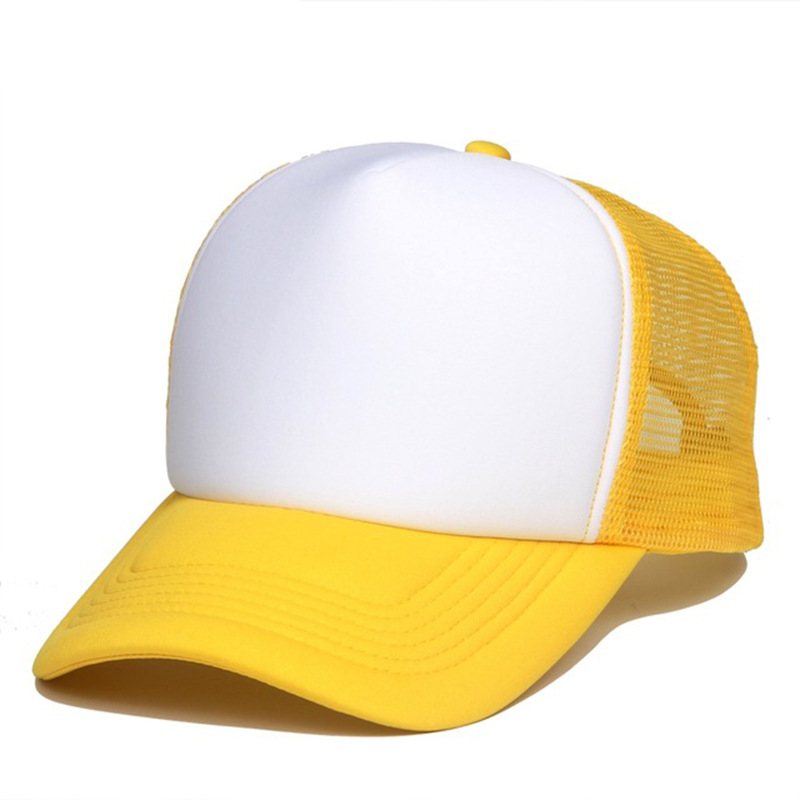 Gorra de camionero tapa de carga tapa de malla sombrero de Sol de alta calidad para adultos tablero de luz de béisbol tapa de malla publicitaria personalizable