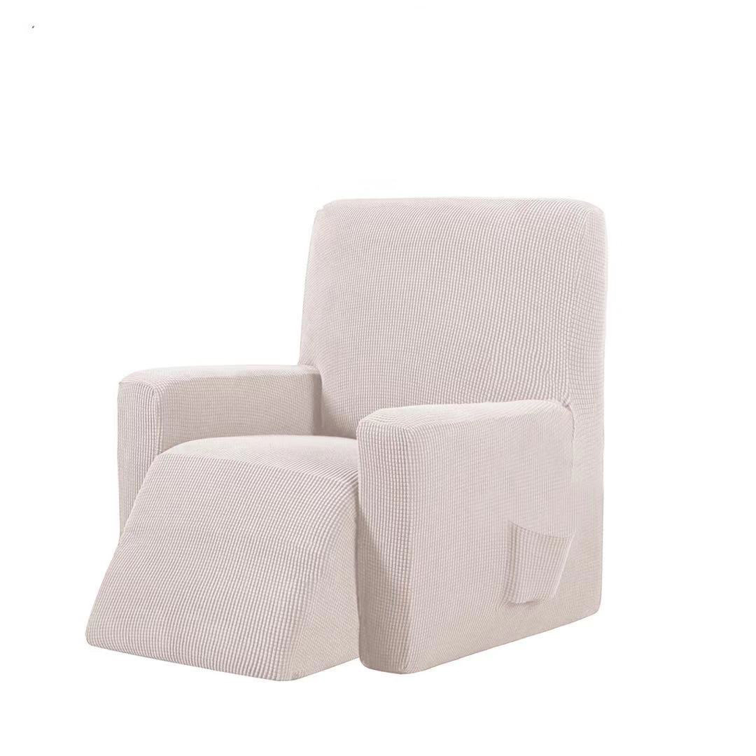 亚马逊摇粒绒一体弹力沙发套 全包纯色连体躺椅沙发套防脏防滑