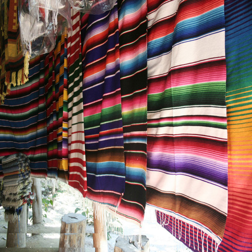 Mexican table flag Mexican rug party tablecloth woven tablecloth fringe rug Mexican tablecloth striped rug