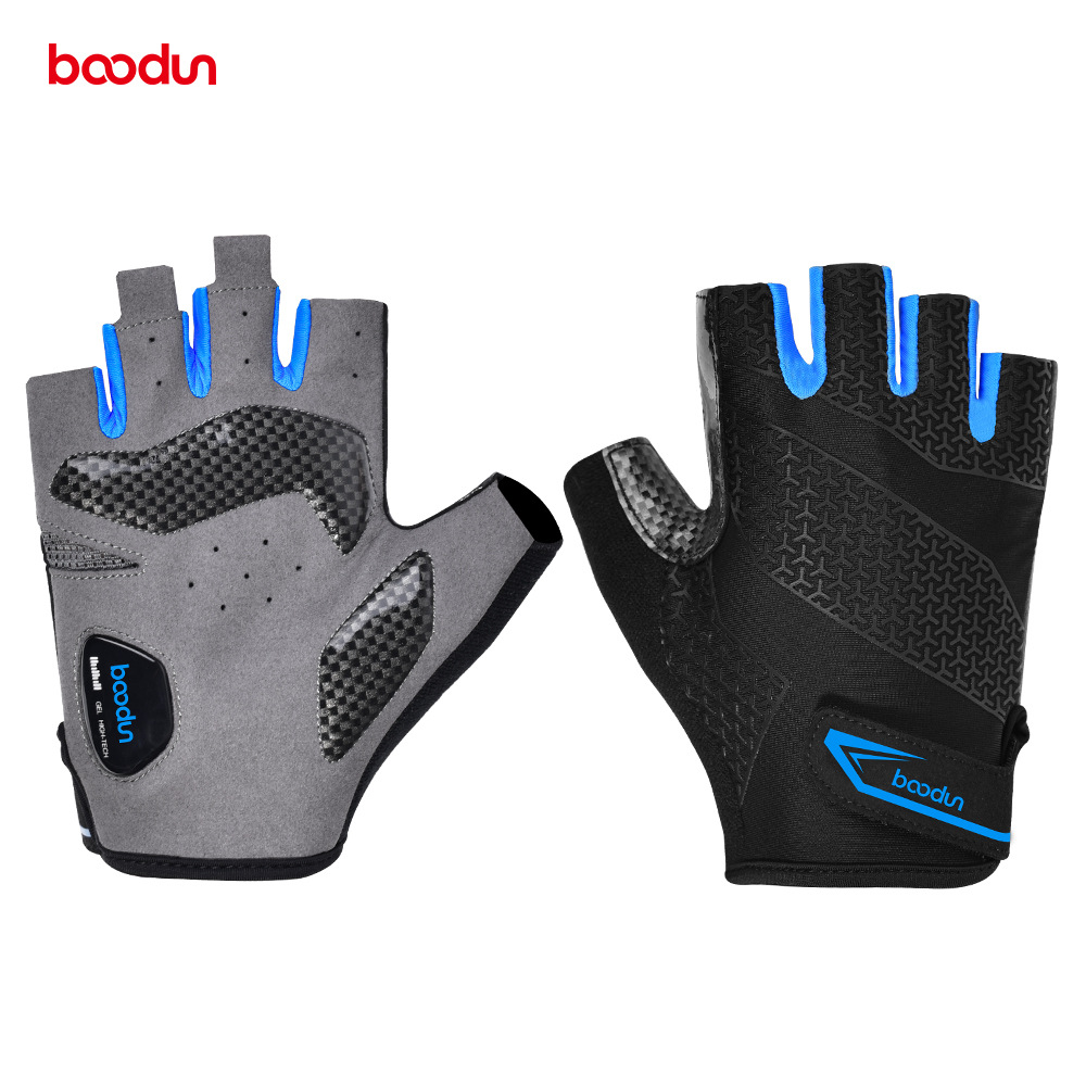 BOODUN Printemps/Été Nouveaux Gants De Vélo Demi-Doigt Respirants En Microfibre Pour L'extérieur Absorbant Les Chocs_voghion.com