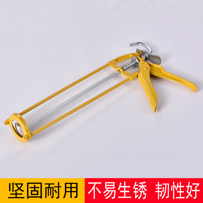 厂家直供 批发手动胶枪 小双柱玻璃胶枪 双圆柱式压胶枪 密封