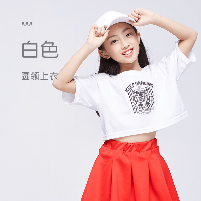 Top de cuello redondo-Blanco