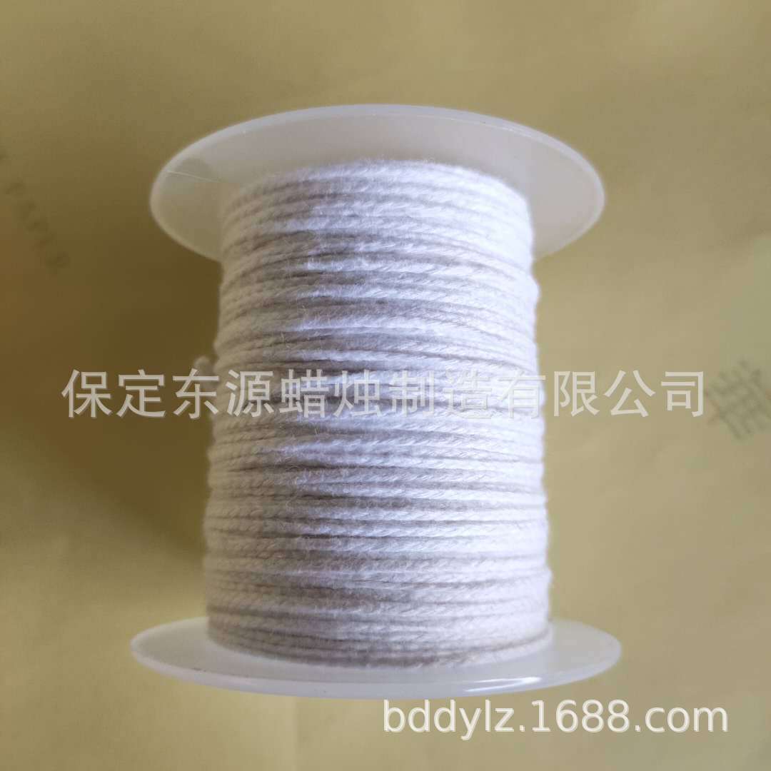 Chihua vela de algodón crudo núcleo tejido cuerda de algodón mecha de aceite regla 61 m por eje puede ser otras especificaciones metros suministro de fábrica