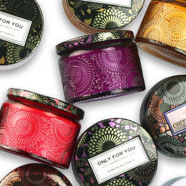 美国注册品牌千代纸玻璃香氛精油香薰蜡烛大豆蜡伴手礼外贸跨境