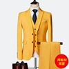 Yellow suit, vest, trousers