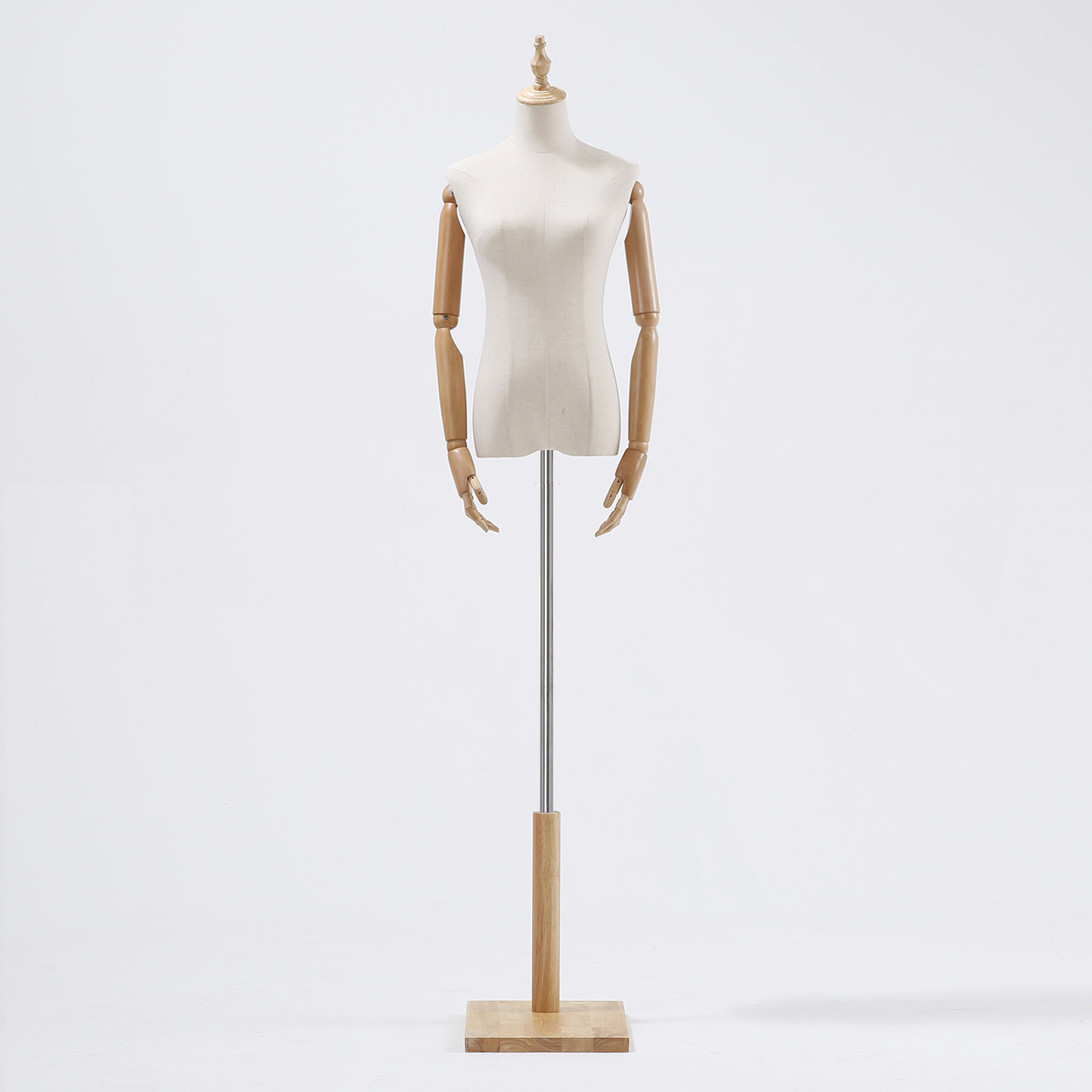 Maniquí Femenino de Medio Cuerpo para Vestidos de Novia
