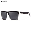 Square universal street sunglasses for leisure suitable for men and women, European style