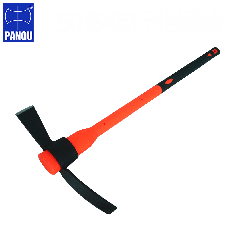 包塑柄镐十字镐户外野营包塑柄户外镐军工镐