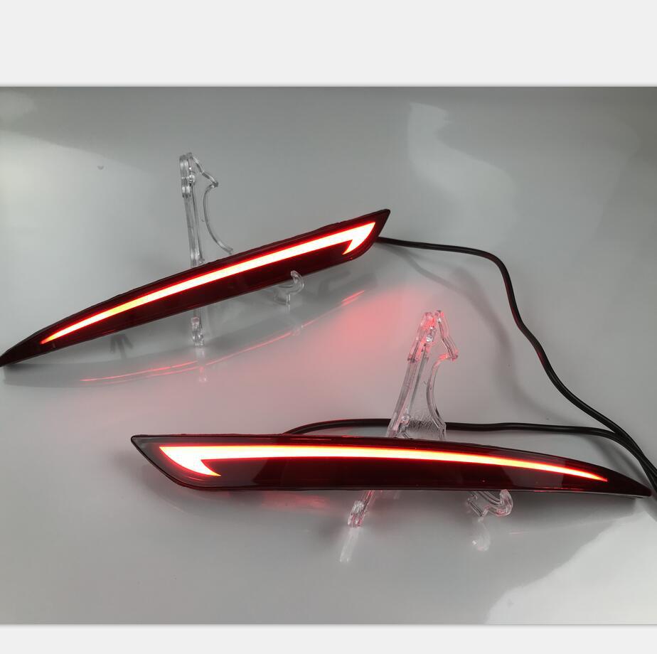 Aplicable a 13-16 Ford Mondeo freno parachoques trasero luz trasera luz de giro LED parachoques trasero luz de advertencia