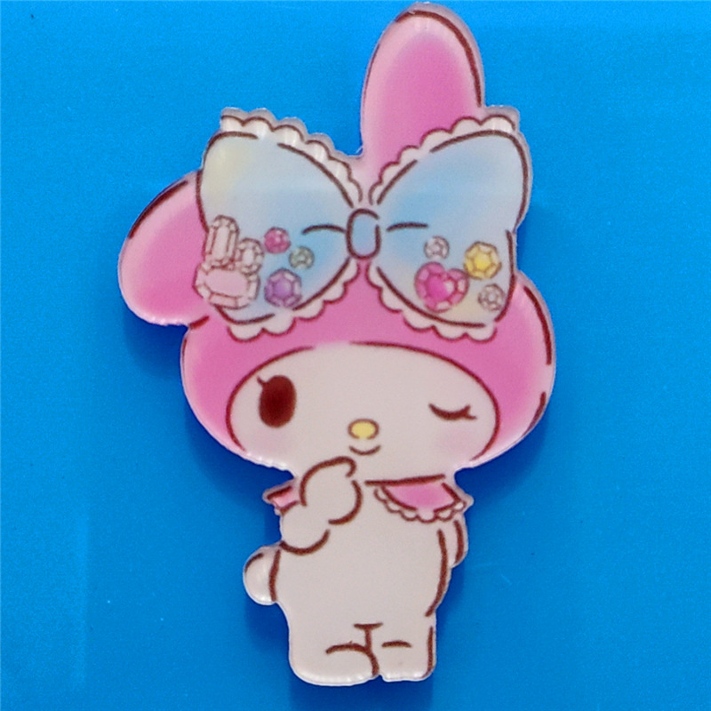 Harajuku Gemini acrílico broche de dibujos animados insignia bolsa accesorios periféricos DIY teléfono móvil Shell parche