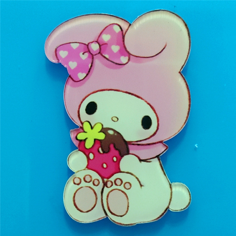 Harajuku Gemini acrílico broche de dibujos animados insignia bolsa accesorios periféricos DIY teléfono móvil Shell parche