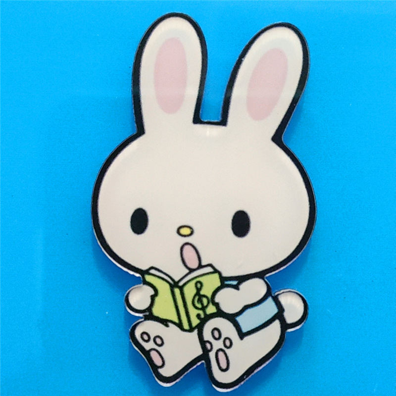 Harajuku Gemini acrílico broche de dibujos animados insignia bolsa accesorios periféricos DIY teléfono móvil Shell parche