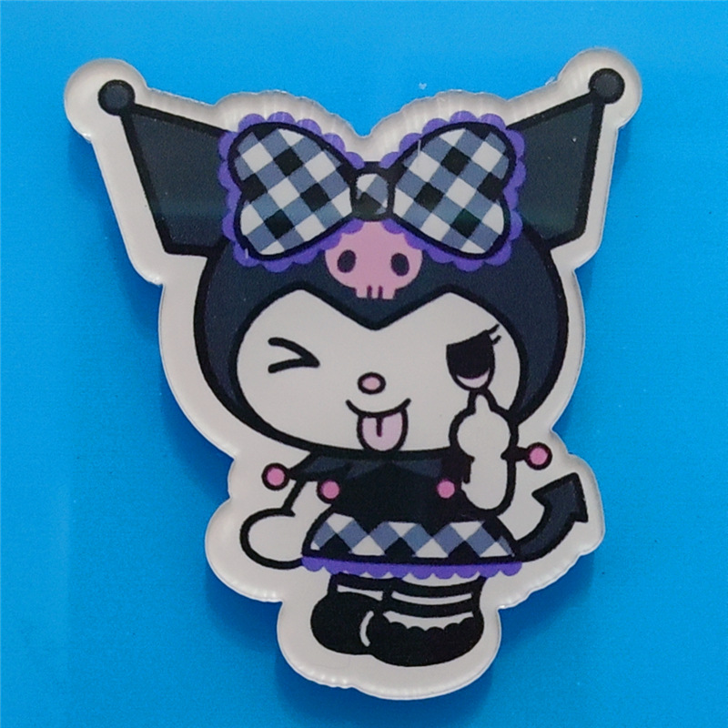 Harajuku Gemini acrílico broche de dibujos animados insignia bolsa accesorios periféricos DIY teléfono móvil Shell parche