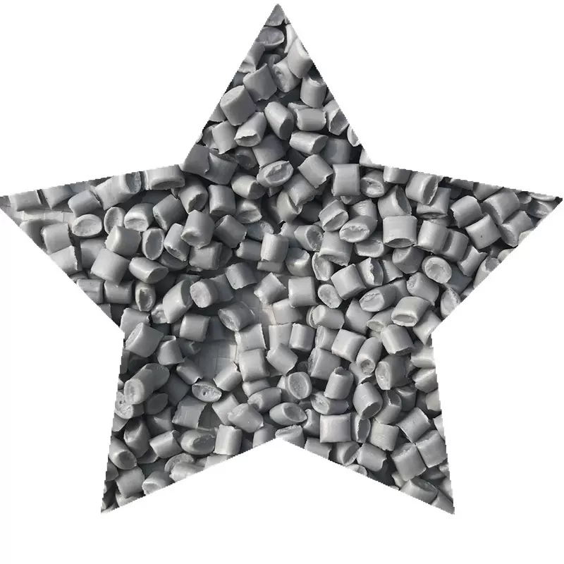 厂家优惠销售白灰蓝色各种PP再生塑料回料颗粒PP注塑环保材质粒子