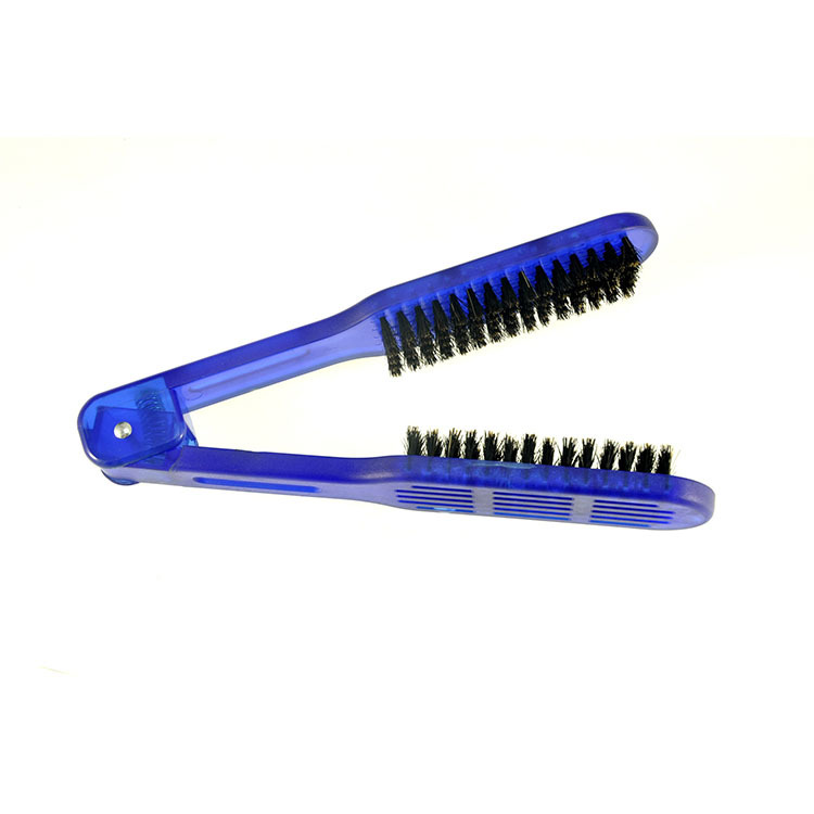 Peine de madera contrachapada modelado peine suministros de peluquería cristal agujero de aire férula peine de pelo recto resistente a altas temperaturas peine de pelo Placa de pelo peine