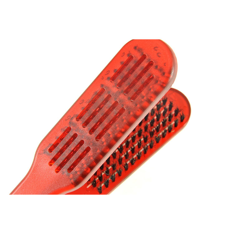 Peine de madera contrachapada modelado peine suministros de peluquería cristal agujero de aire férula peine de pelo recto resistente a altas temperaturas peine de pelo Placa de pelo peine