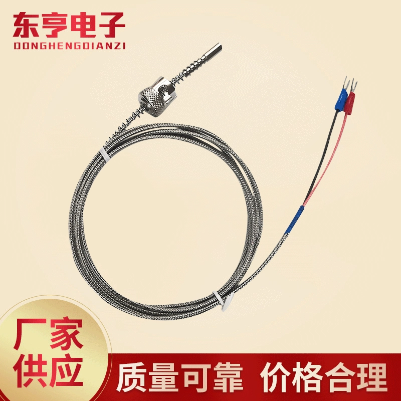 Датчик температуры термального сопротивления платины потока Пт100 нержавеющей стали водоустойчивый К типа температура термопары М12