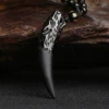 Single pendant (pure black large)