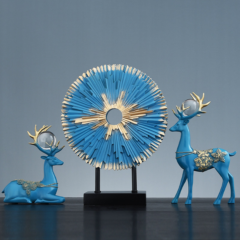 Living Room Tv Cabinet Entrance Wine Cabinet Decoration Ornaments Handmade Creative Home Office Nafu Furnishings European Style