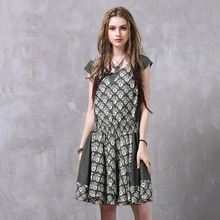 Ʒ��Ů�b�ļ��¿������[ȹ �͹Ų�Ҏ�tӡ�������B��ȹA8220