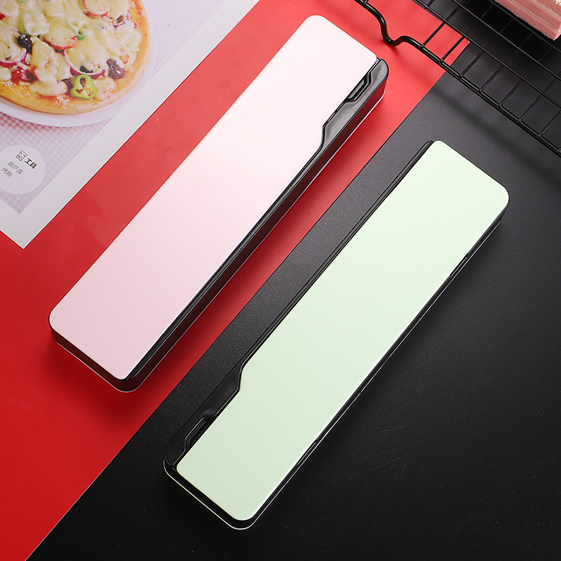 塑料大号餐具盒 ABS材质学生便携餐具筷子盒简约北欧风上班勺筷盒