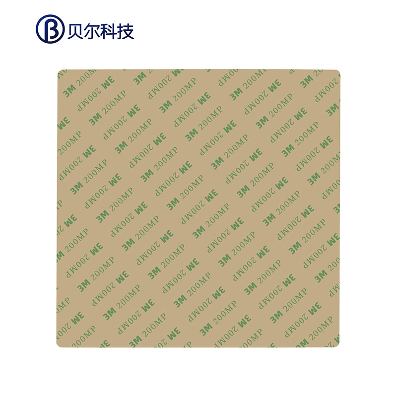 3D impresora cuadrado cama caliente pegatinas cama caliente sustrato de aluminio pegatinas de impresión patrón de belleza esmerilado colchón caliente borde anti-rizado