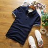 Trend short sleeve T-shirt, men's uniform for leisure, polo, wholesale