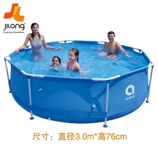 Каркасный бассейн Jilong восьмигранный голубой