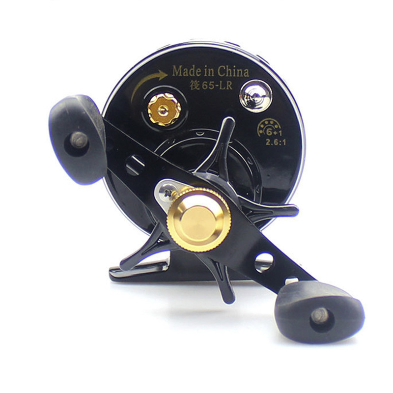 Jinsuiwang plástico micro plomo balsa rueda de pesca carrete de pesca caña de pescar rueda