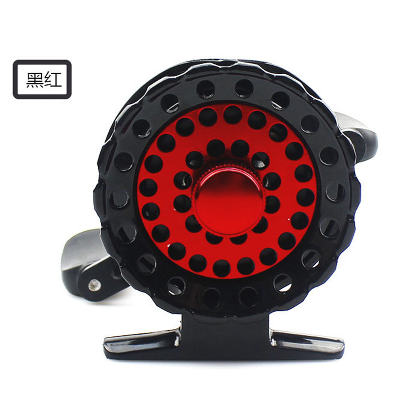 Jinsuiwang plástico micro plomo balsa rueda de pesca carrete de pesca caña de pescar rueda