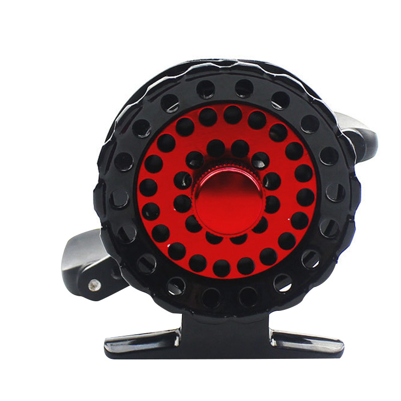 Jinsuiwang plástico micro plomo balsa rueda de pesca carrete de pesca caña de pescar rueda