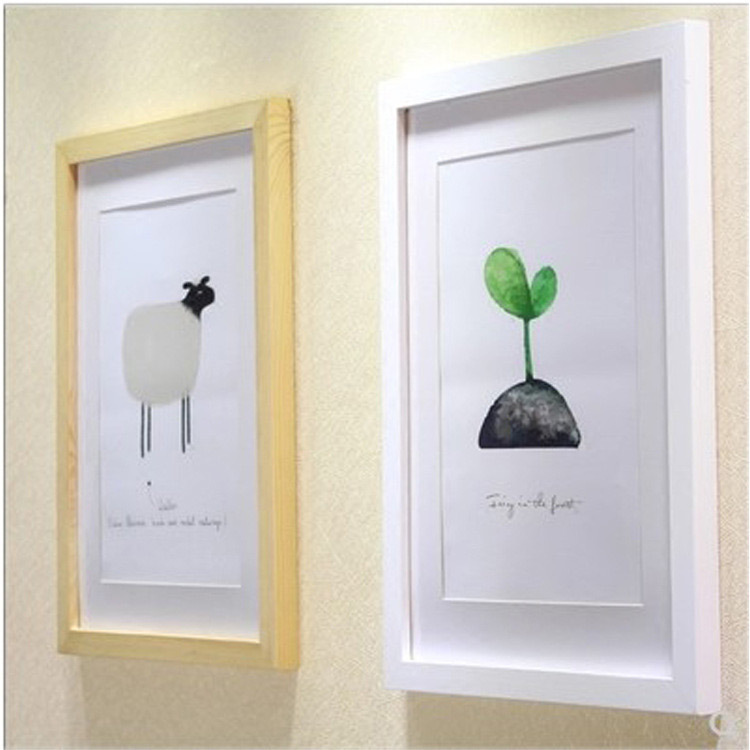 Wholesale Wooden Photo Frames, Calligraphy Solid Wood Picture Frames, 8K36 High-End Large Photo Frames for Wall Hanging, Photo Printing, A4 Desktop Ornaments