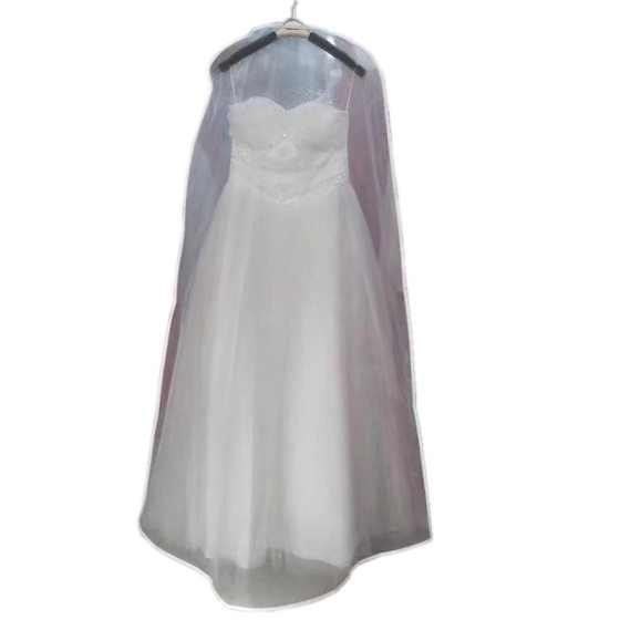 Wedding Dust Cover Encryption Soft Mesh Dress Dust Bag Lined Transparent Soft Mesh Children's Cheongsam Xiuhe Dust Cover