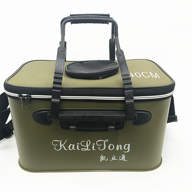 Fishing Bucket EVA Bucket Thickened Folding Fish Bag Fishing Bag Bucket Live Fish Bucket Water Tank Fish Bucket Wholesale