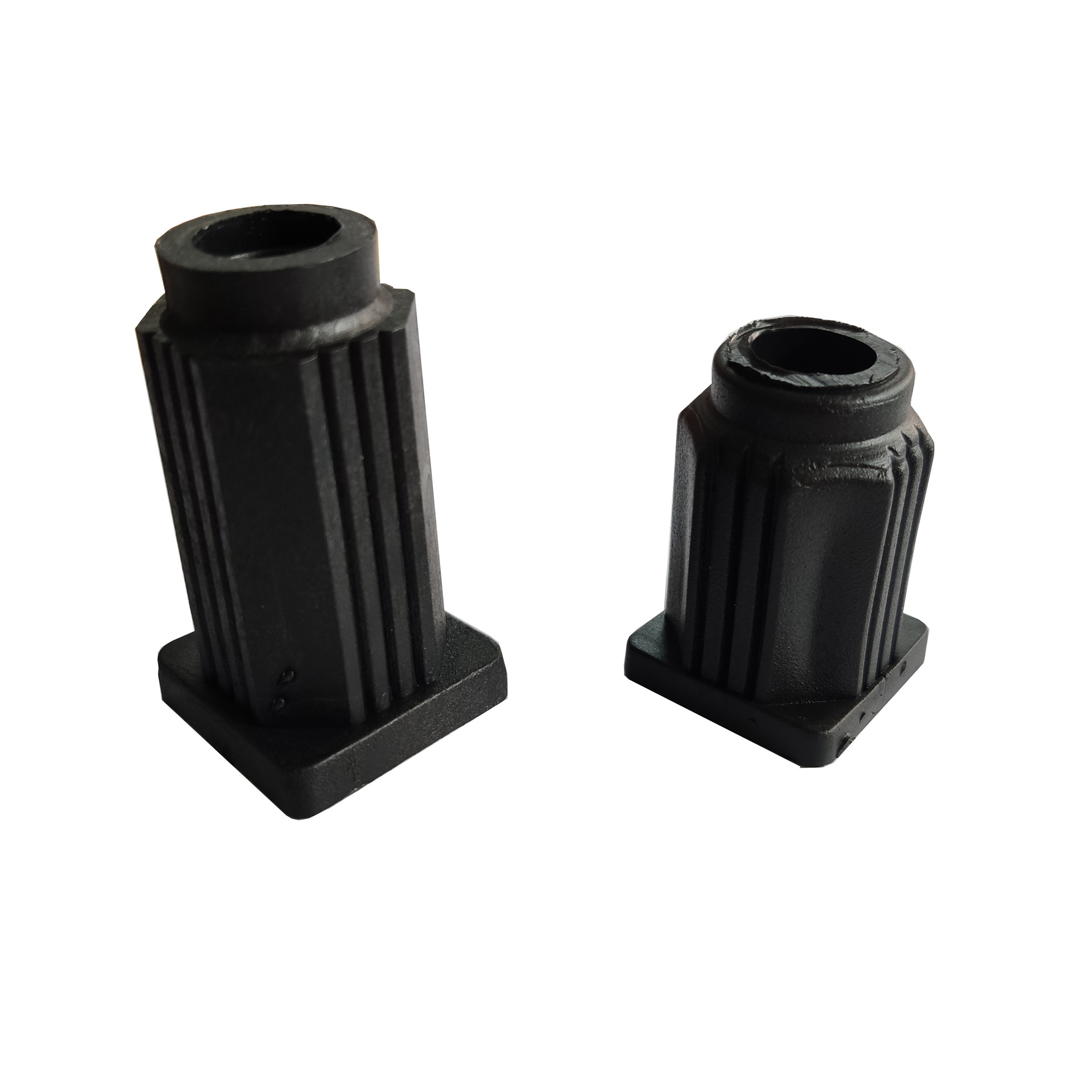 插杆式轮套 插销脚轮套 25方管塞 家具塑胶脚轮塞套 万向轮塑胶套