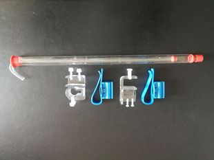 Siphon lifter fixed clip red wine wine matching fish tank water draining plastic pipe clamp for water exchange