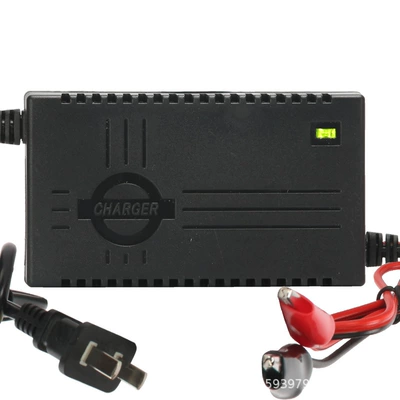 12V charger/motorcycle/Van/car/dry water battery/single electric car battery smart Universal (Other Electric Vehicle Accessories) - 12v4-20ah-black