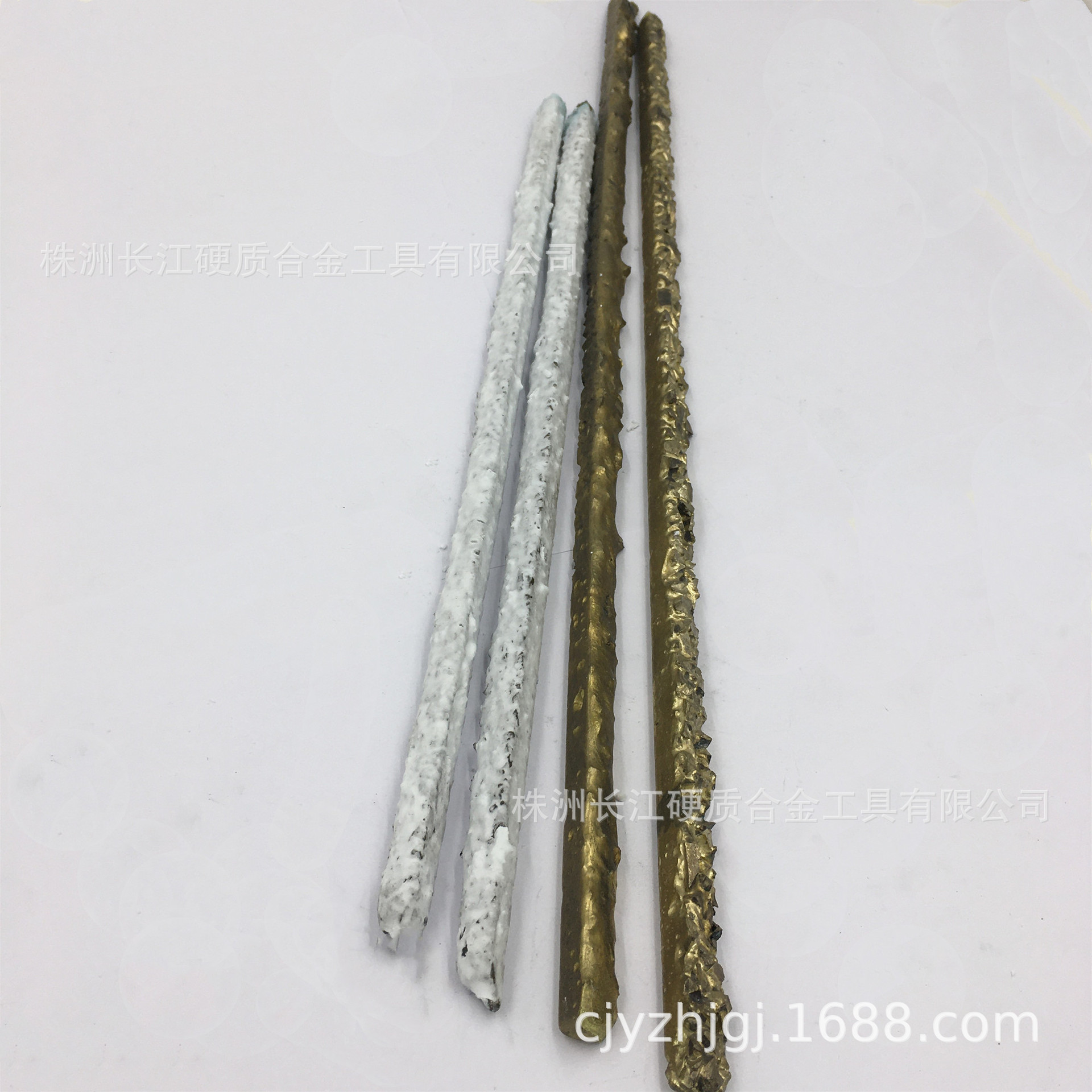 白色焊粉保护硬质合金复合焊条 无磁颗粒 铜锌镍材质 YG8