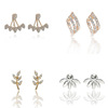 Jewelry, fashionable sophisticated universal earrings, simple and elegant design